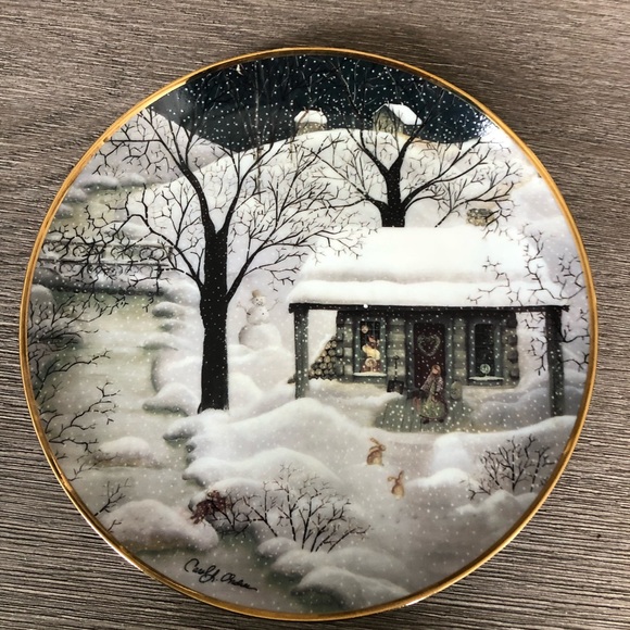 Franklin Mint Other - COPY - Franklin Mint Plate Moonlight Visitors